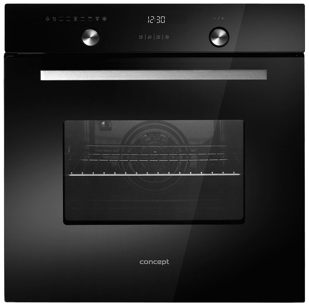 CONCEPT elektrická multifunkčná rúra vstavaná 60 cm BLACK ETV7460bc