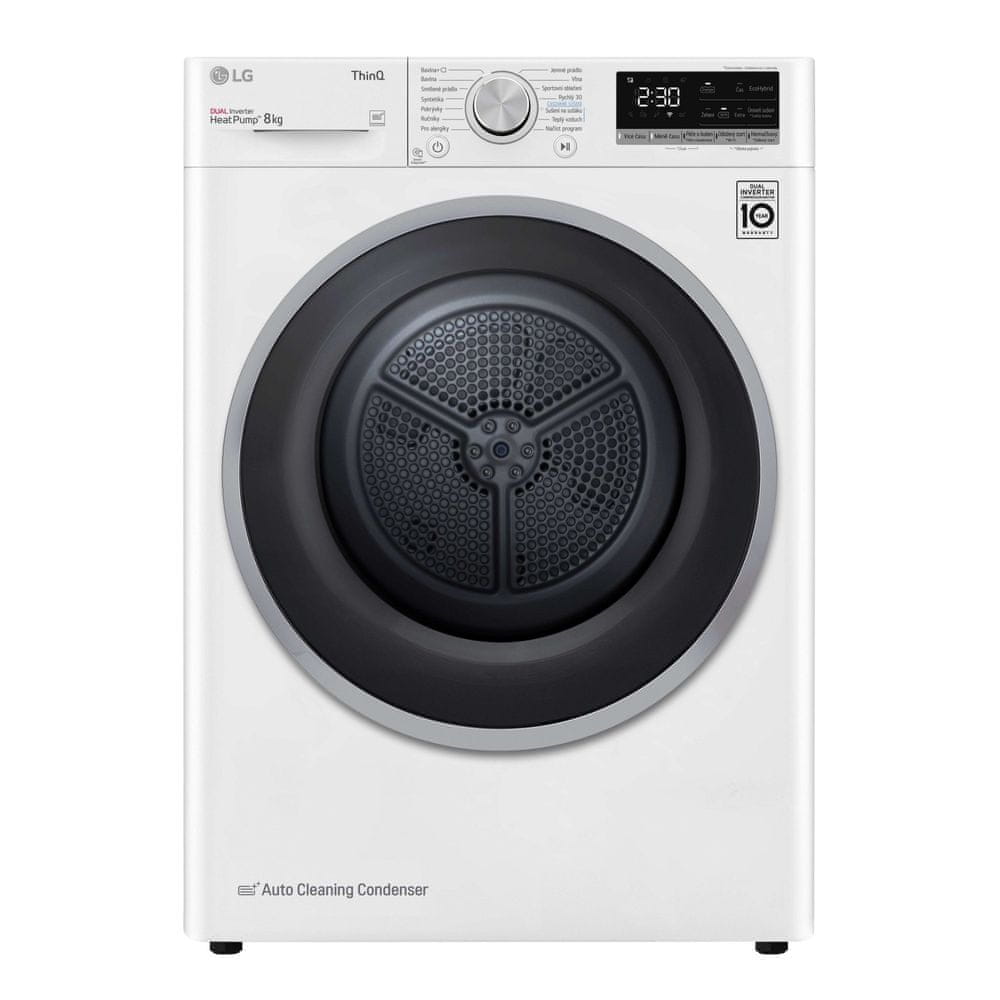 LG sušička RC81V5AV7N + záruka 10 rokov na motor/kompresor