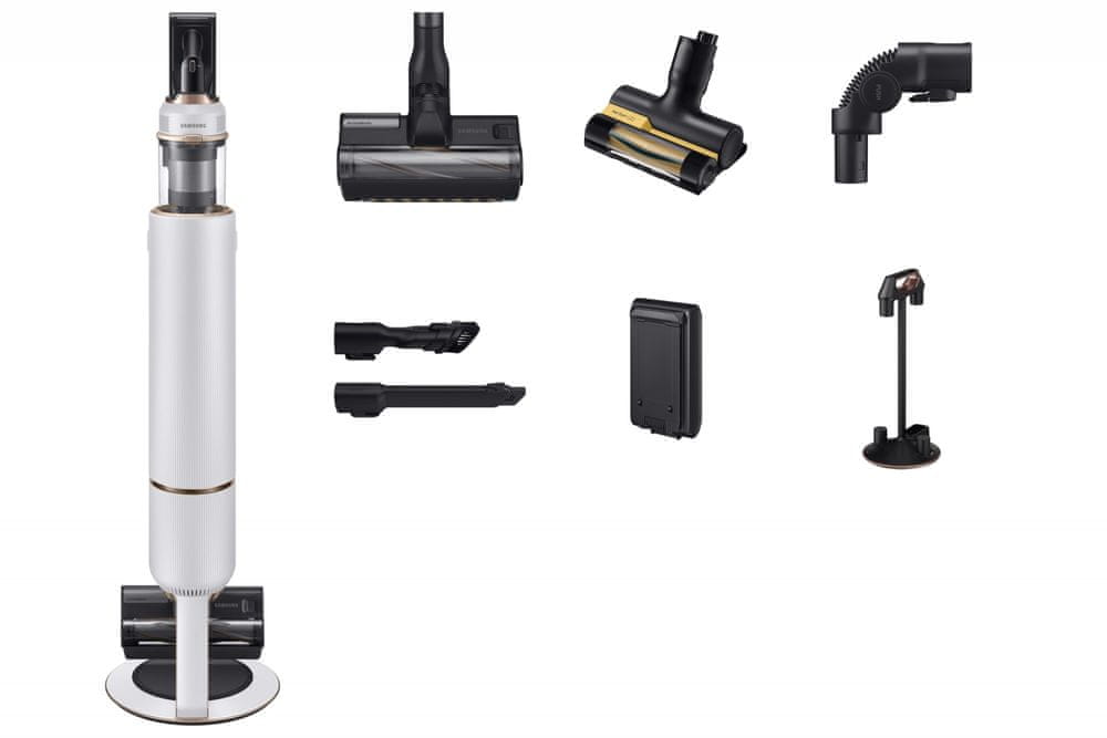 SAMSUNG tyčový vysávač BESPOKE Jet+ pet VS20B95823W/GE + 10 rokov na motor + 2 roky batéria