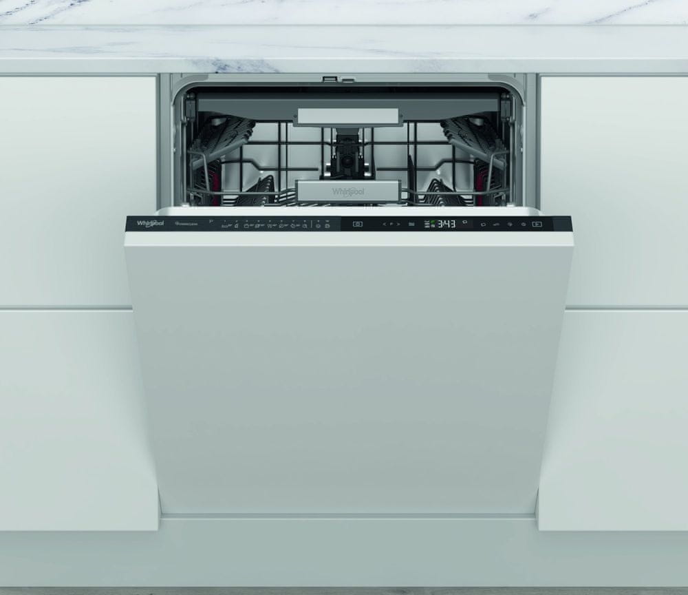 Whirlpool vstavaná umývačka WIP 4T233 PFEG B + záruka 10 rokov na vypúšťacie čerpadlo